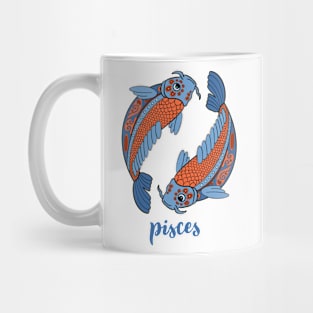 Pisces zodiac digital illustration Mug